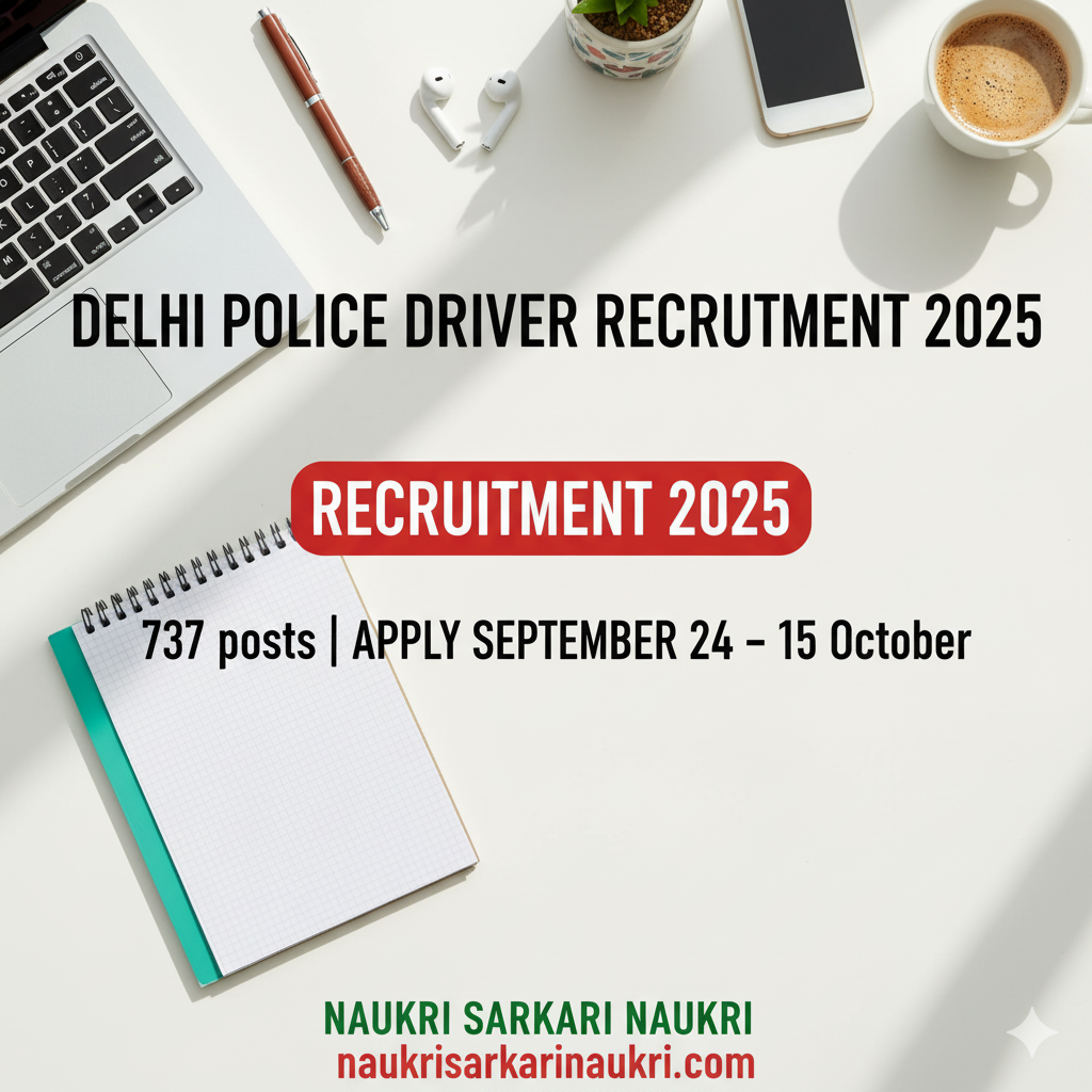 Delhi Police Driver Recruitment 2025
