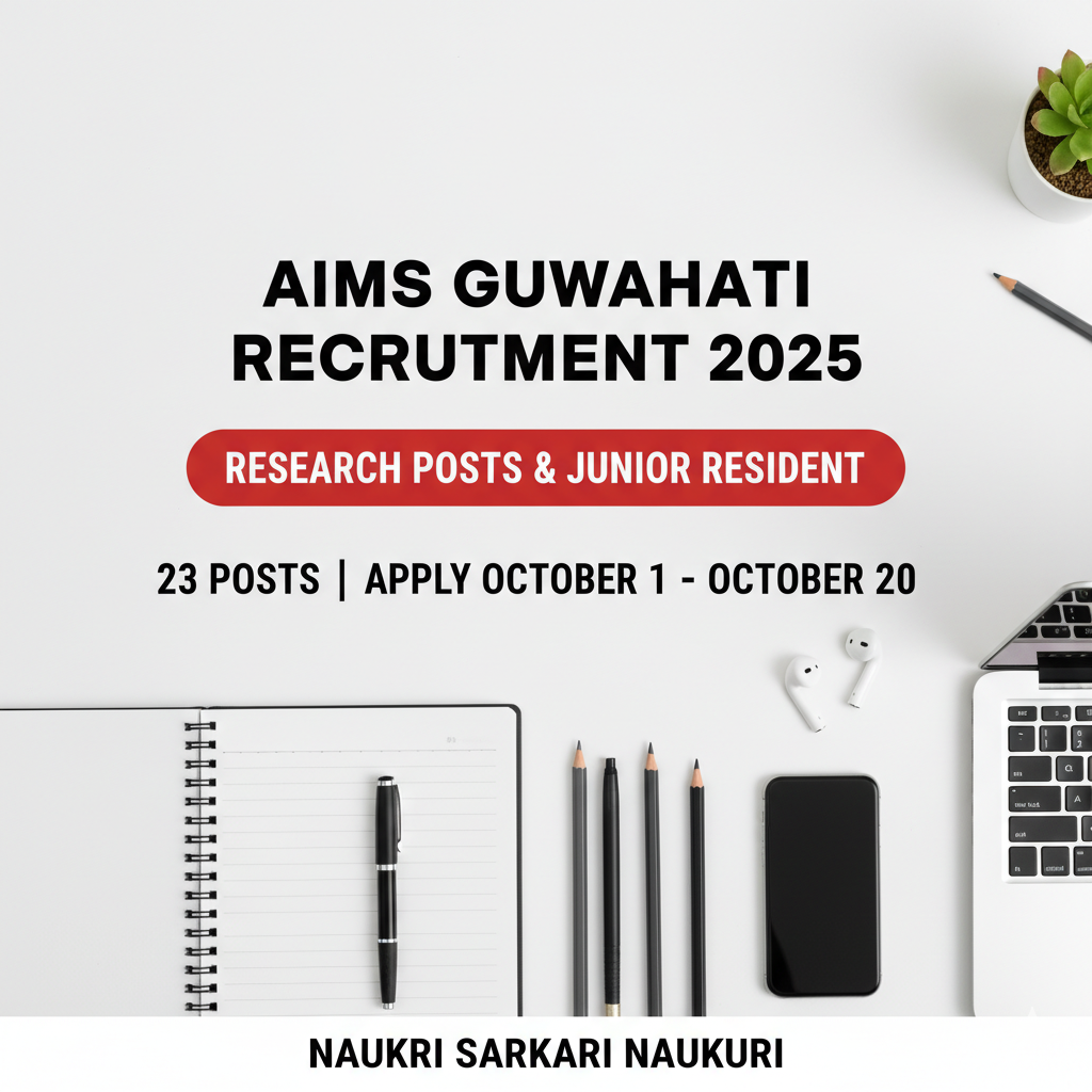 AIIMS Guwahati Recruitment 2025 
