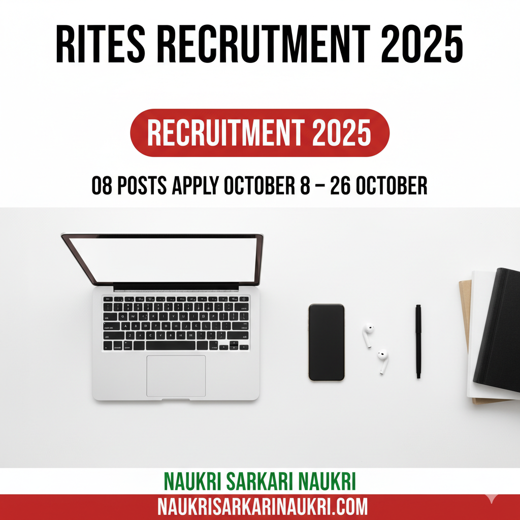 RITES Recruitment 2025 

