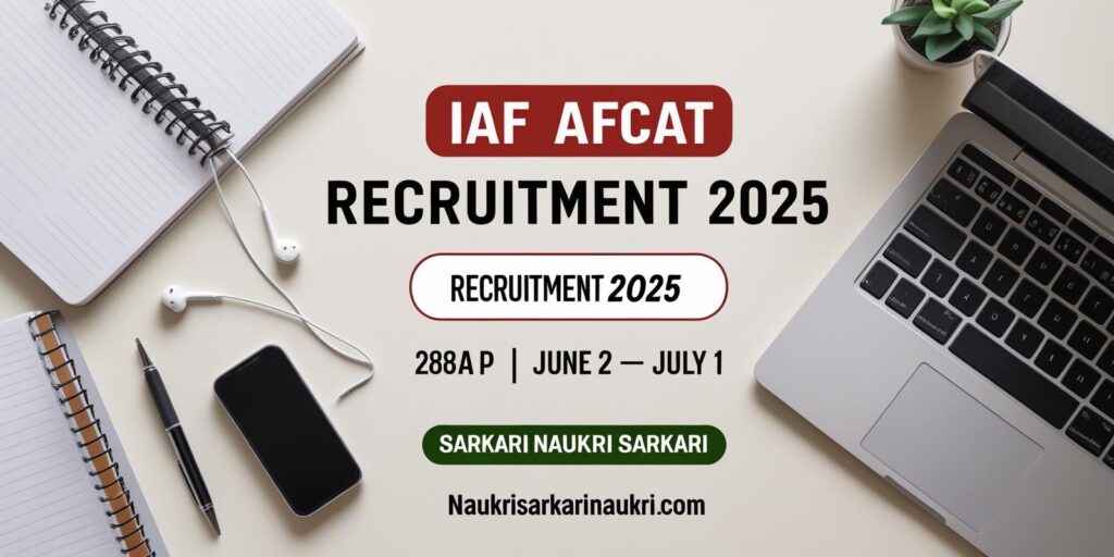 IAF AFCAT Recruitment 2025