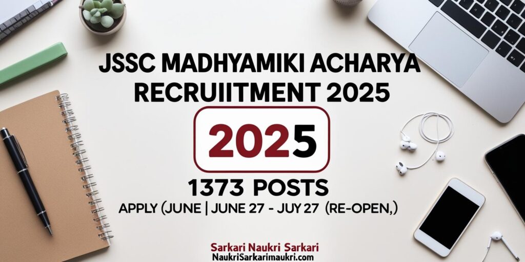 JSSC Madhyamik Acharya Recruitment 2025