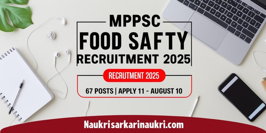 MPPSC Food Safety Officer Recruitment 2025