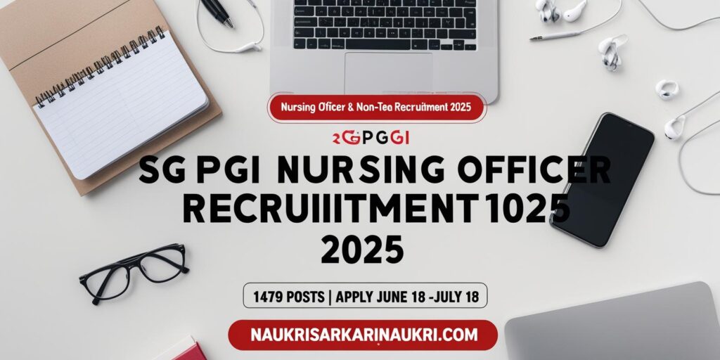 SGPGI Nursing Officer & Non-Teaching Recruitment 2025