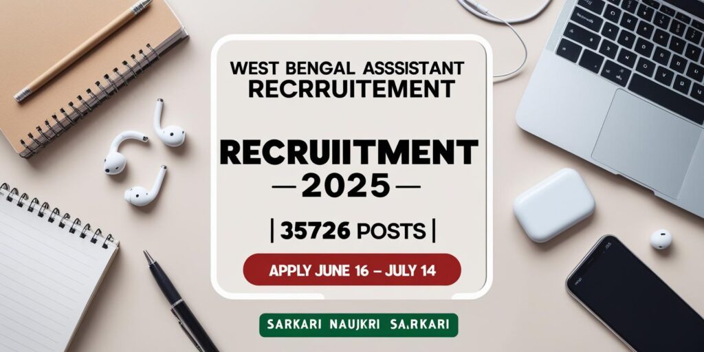 West Bengal Assistant teacher Recruitment 2025