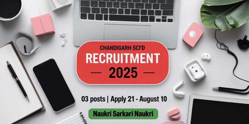 Chandigarh SCFD Investigator Recruitment 2025
