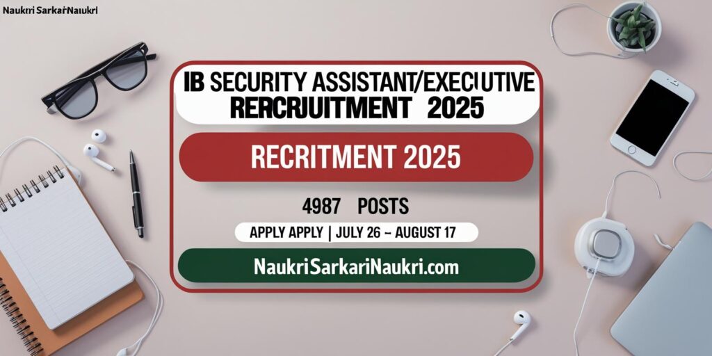 IB Security AssistantExecutive Recruitment 2025
