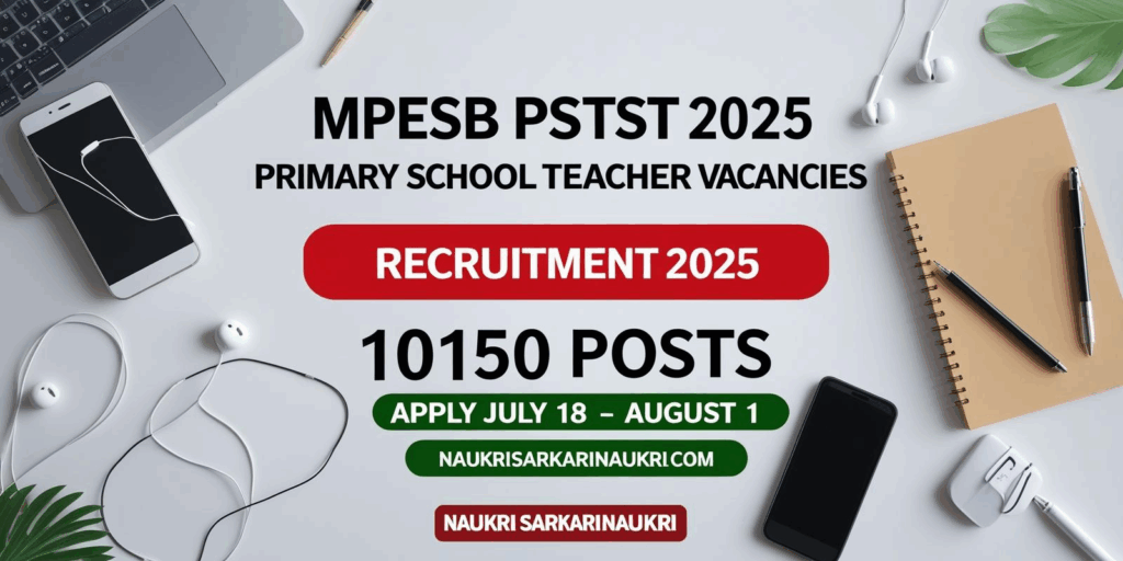 MPESB Primary School Teacher Selection Test (PSTST) 2025