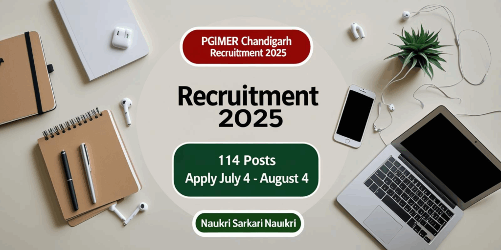 PGIMER Chandigarh Group B & C Recruitment 2025