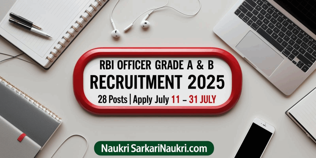 RBI Officer Grade A & B Recruitment 2025