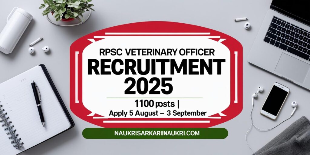 RPSC Veterinary Officer Recruitment 2025