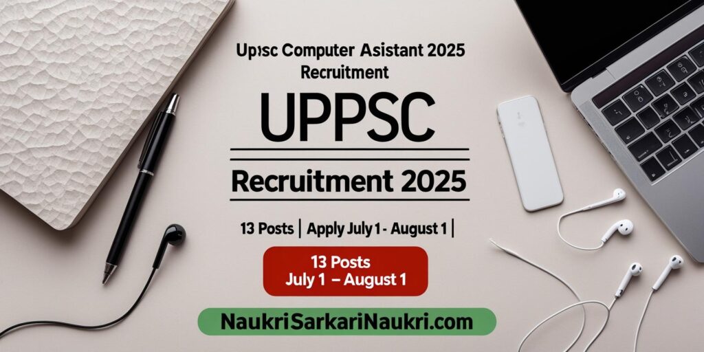 UPPSC Computer Assistant Recruitment 2025