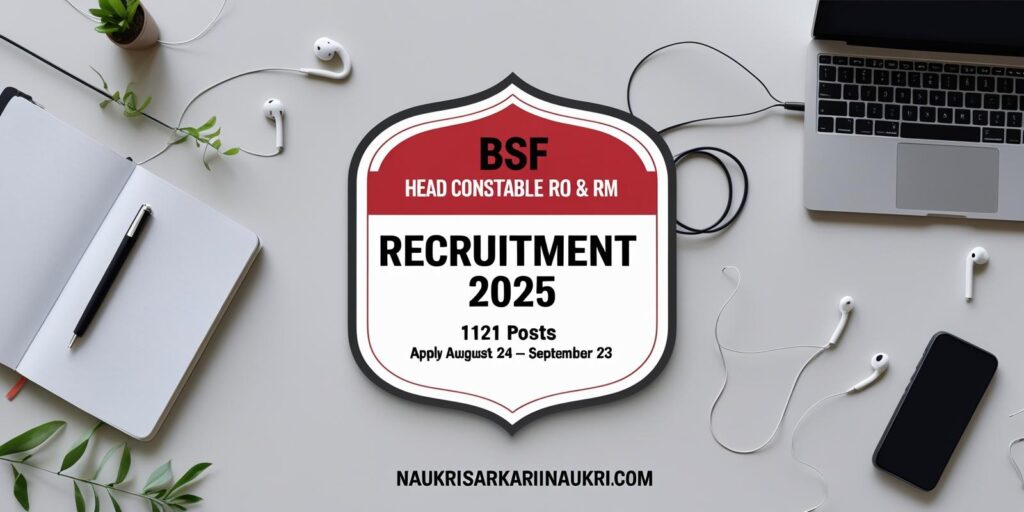 BSF Head Constable RO & RM Recruitment 2025