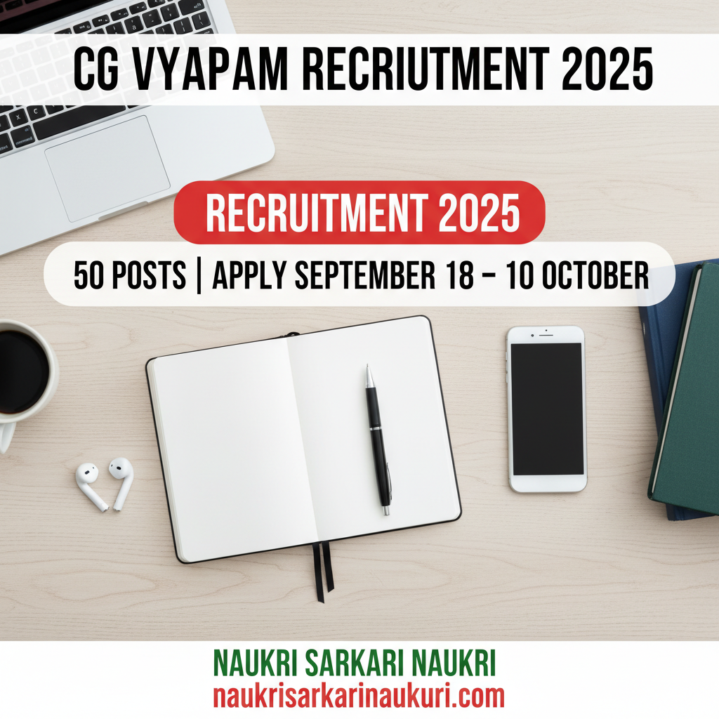 CG Vyapam Recruitment 2025
