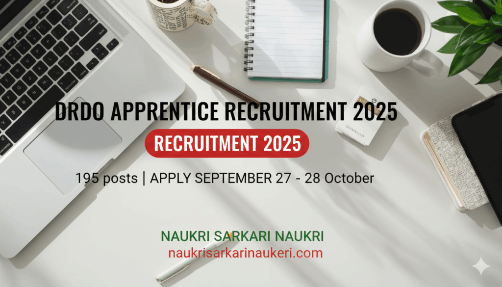DRDO Apprentice Recruitment 2025 Apply Online for 195 Posts at RCI Hyderabad