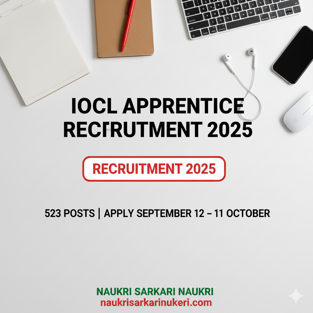 IOCL Apprentice Recruitment 2025 Apply Online for Trade, Technician & Graduate Apprentice