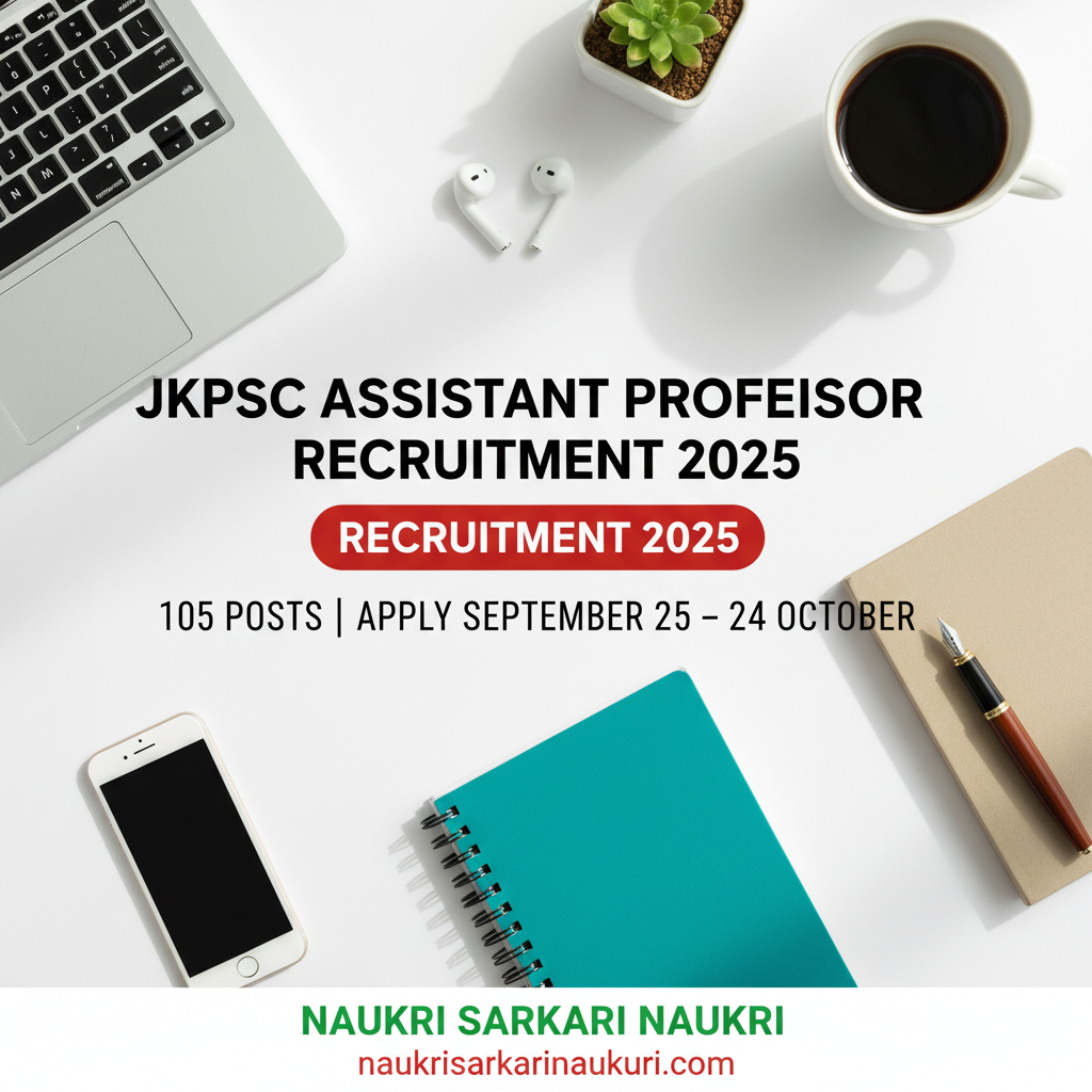 JKPSC Assistant Professor Recruitment 2025