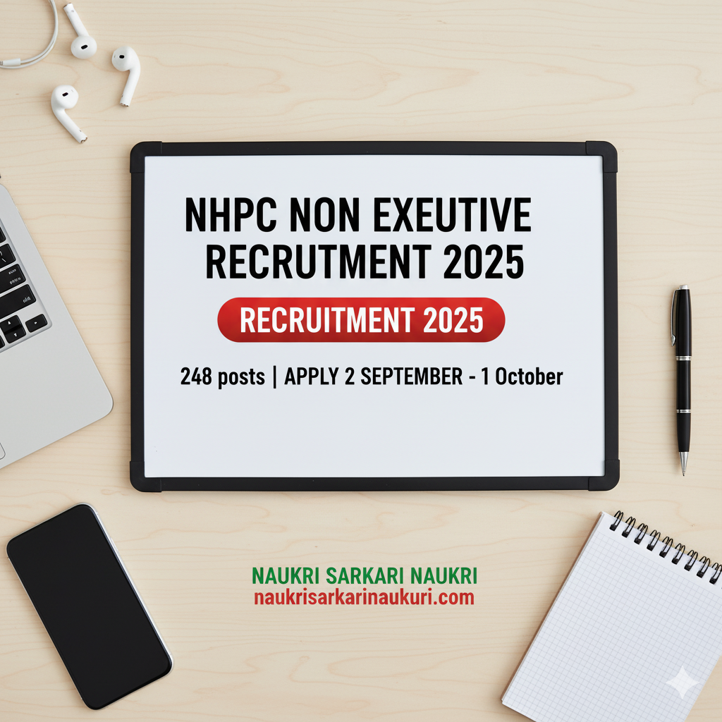 NHPC Non Executive Recruitment 2025
