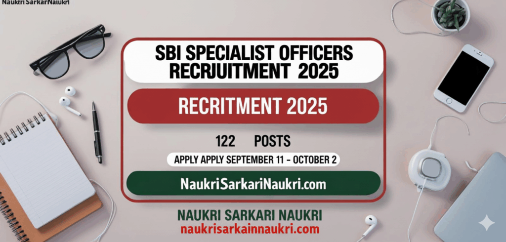 SBI Specialist Officers Recruitment 2025