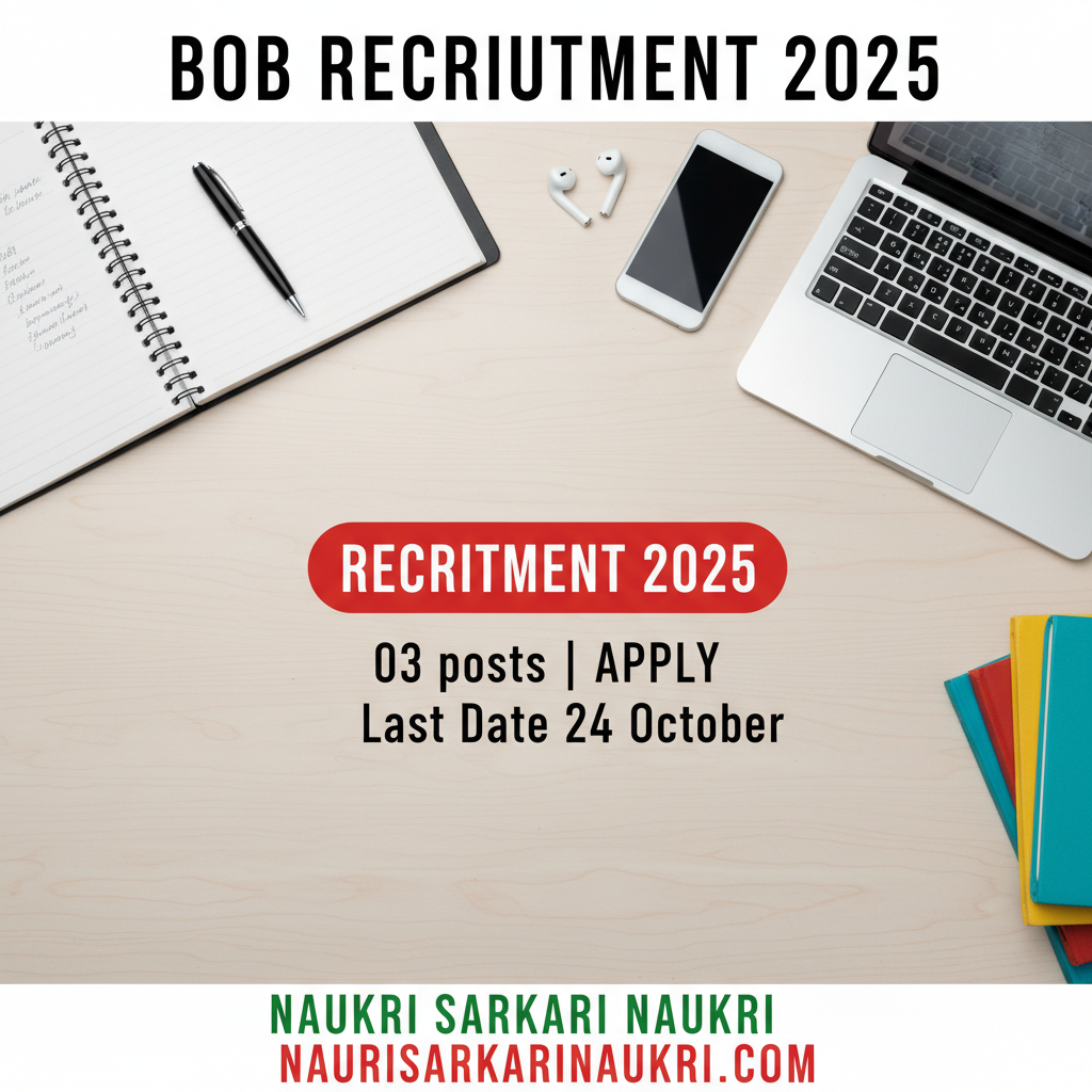 BOB Recruitment 2025 - Apply Offline for 03 Business Correspondent Coordinator Posts