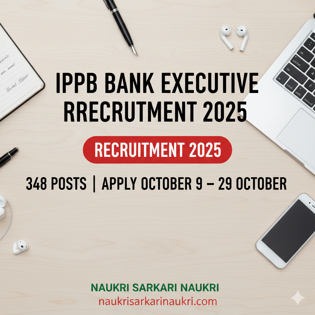 IPPB Bank Executive Recruitment 2025 
