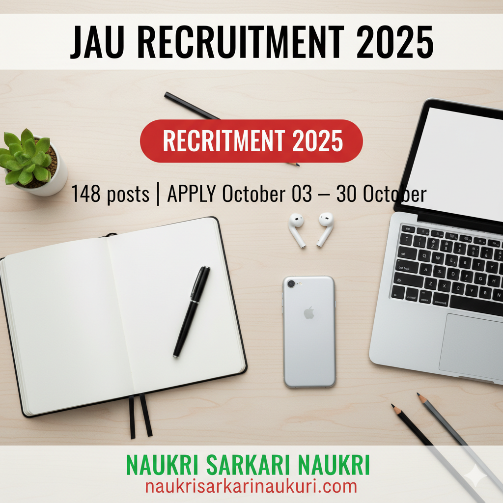 JAU Recruitment 2025 
