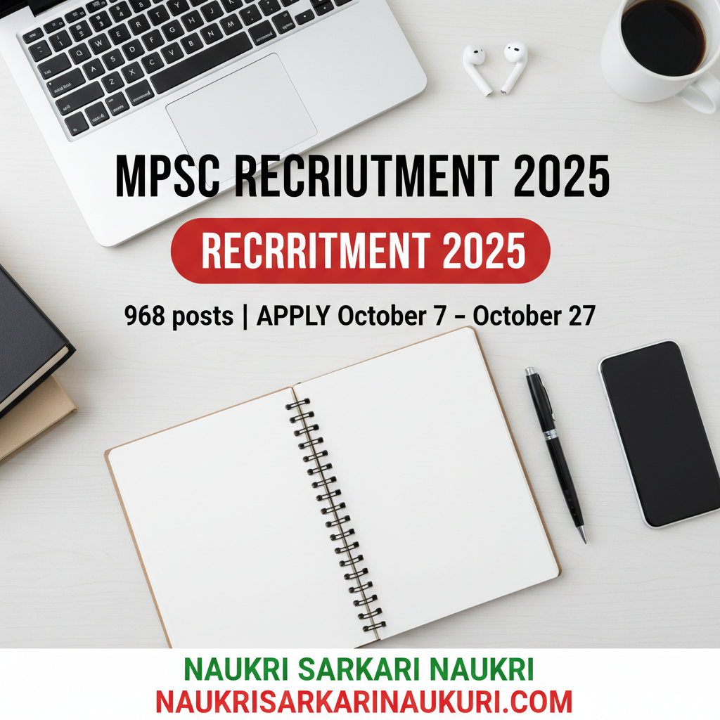 MPSC Recruitment 2025 

