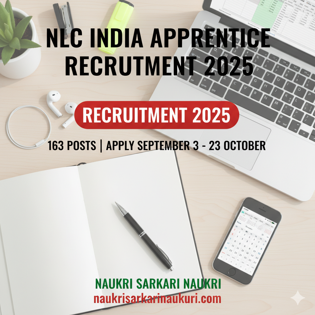 NLC India Apprentice Recruitment 2025 
