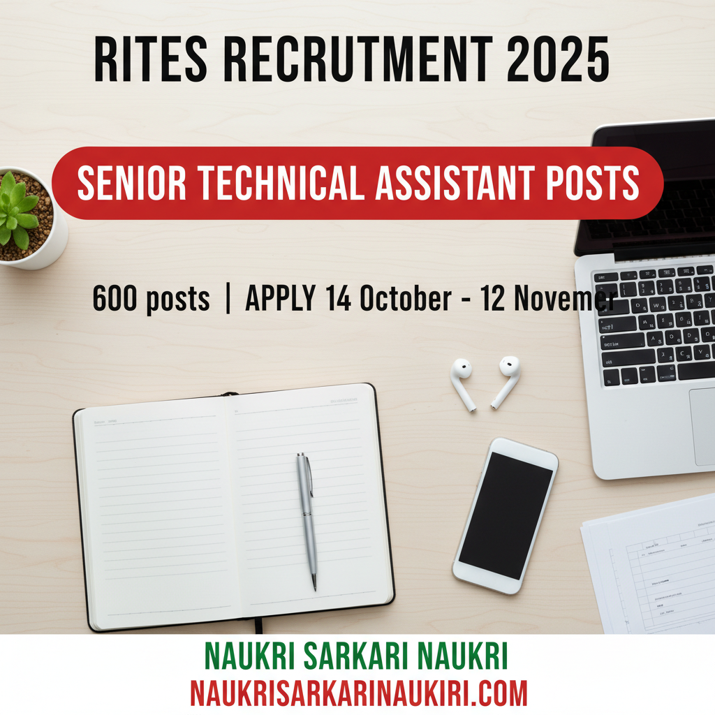 RITES Recruitment 2025 
