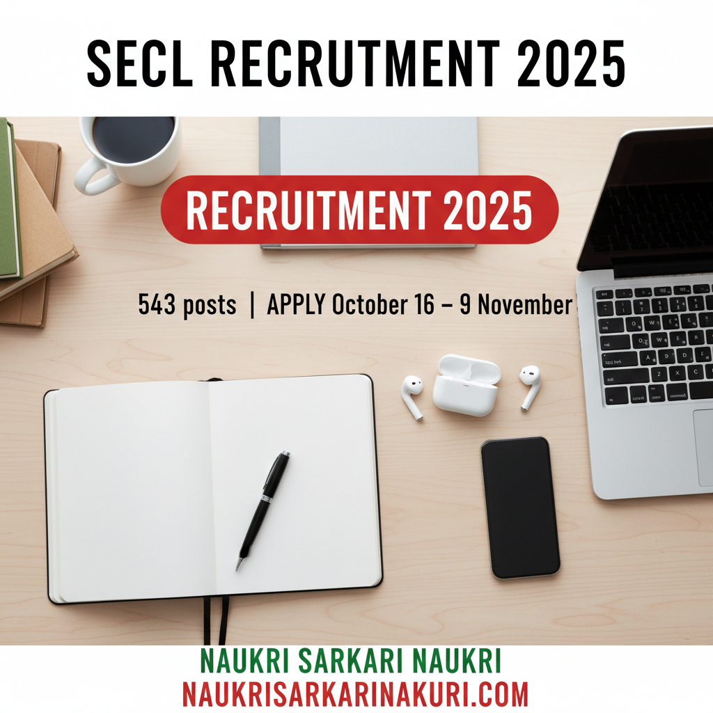SECL Recruitment 2025 
