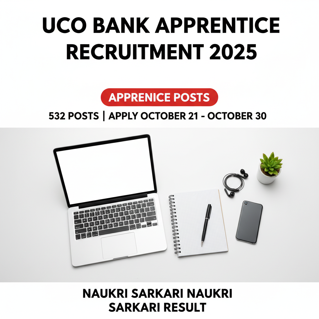 UCO Bank Apprentice Recruitment 2025
