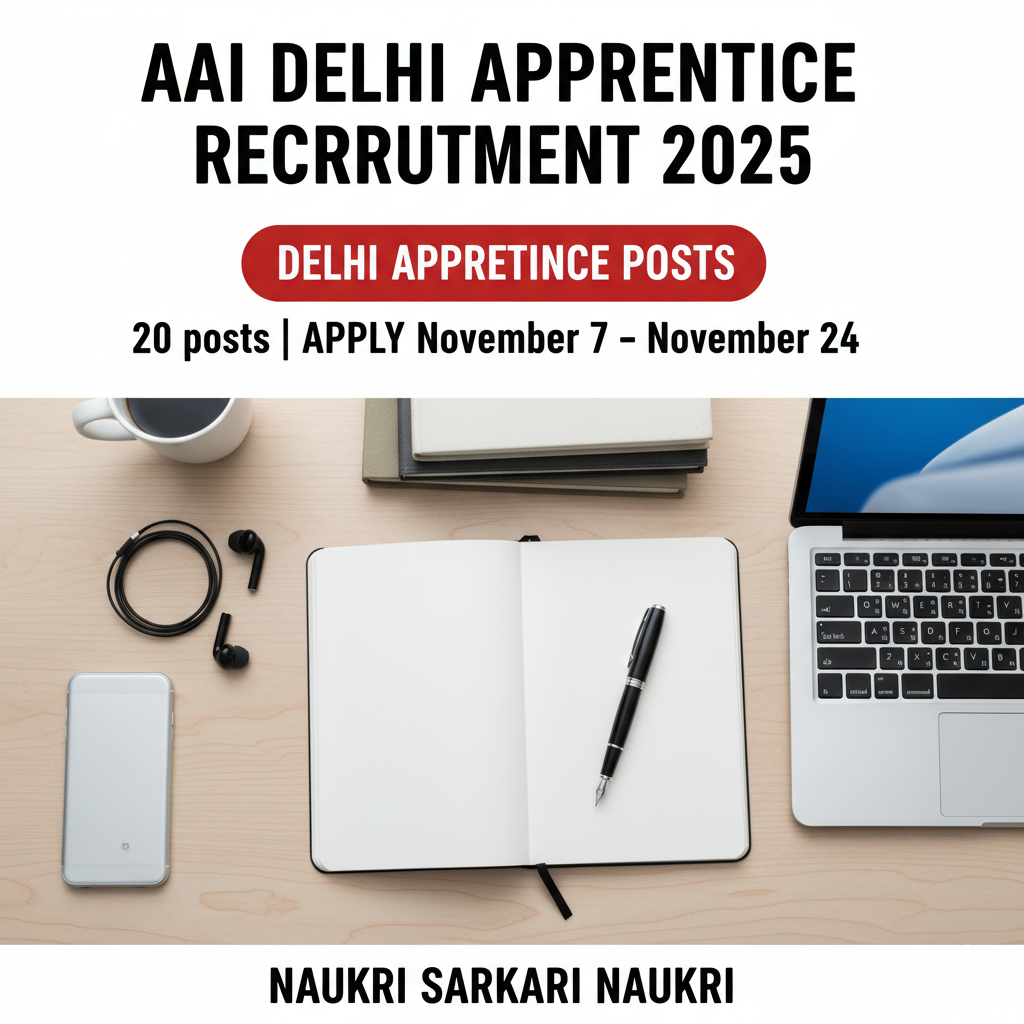 AAI Delhi Apprentice Recruitment 2025 
