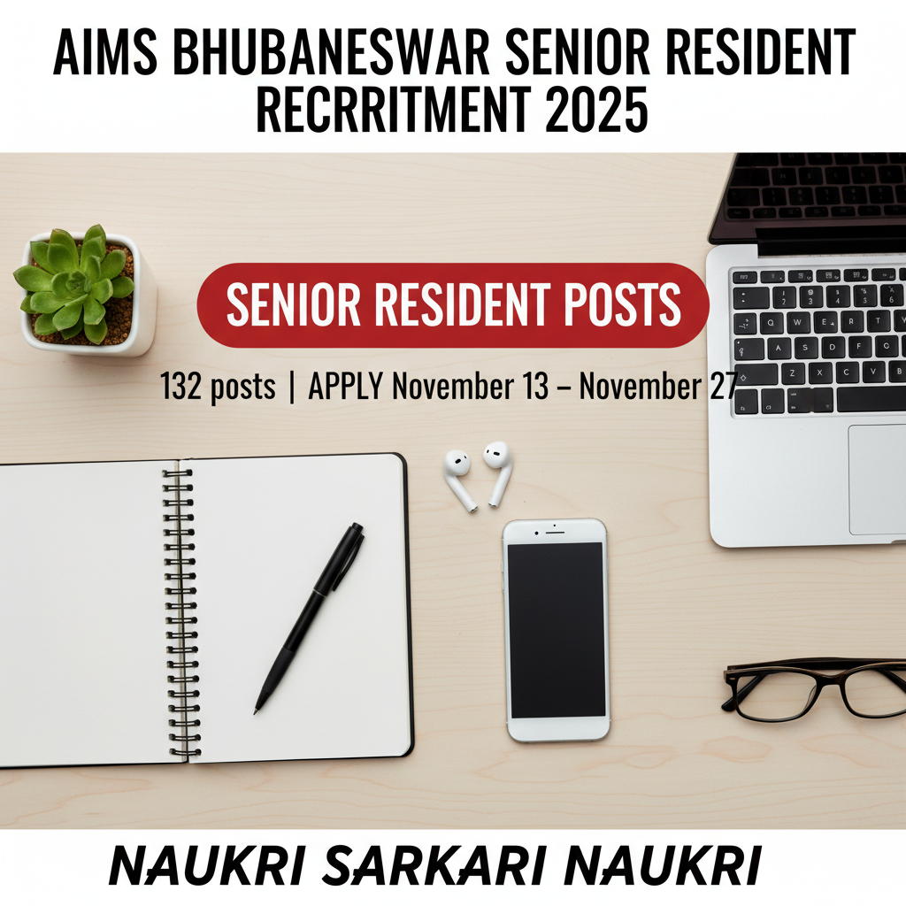 AIIMS Bhubaneswar Senior Resident Recruitment 2025 
