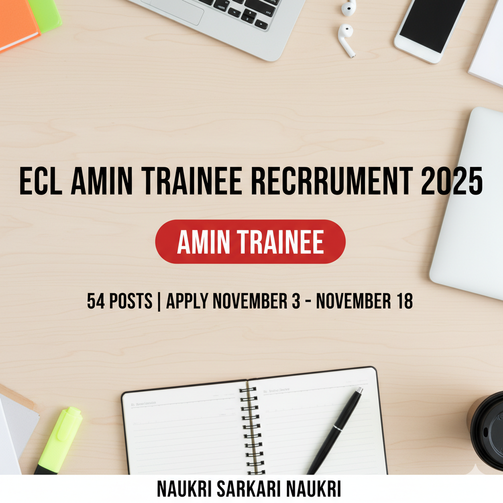 ECL Amin Trainee Recruitment 2025 
