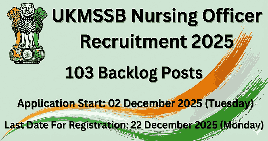 UKMSSB Nursing Officer Recruitment 2025
