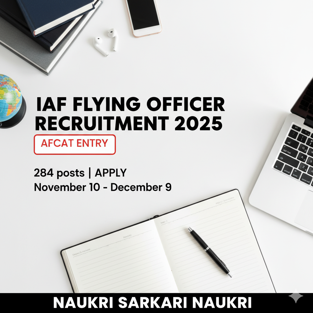 IAF Flying Officer Recruitment 2025