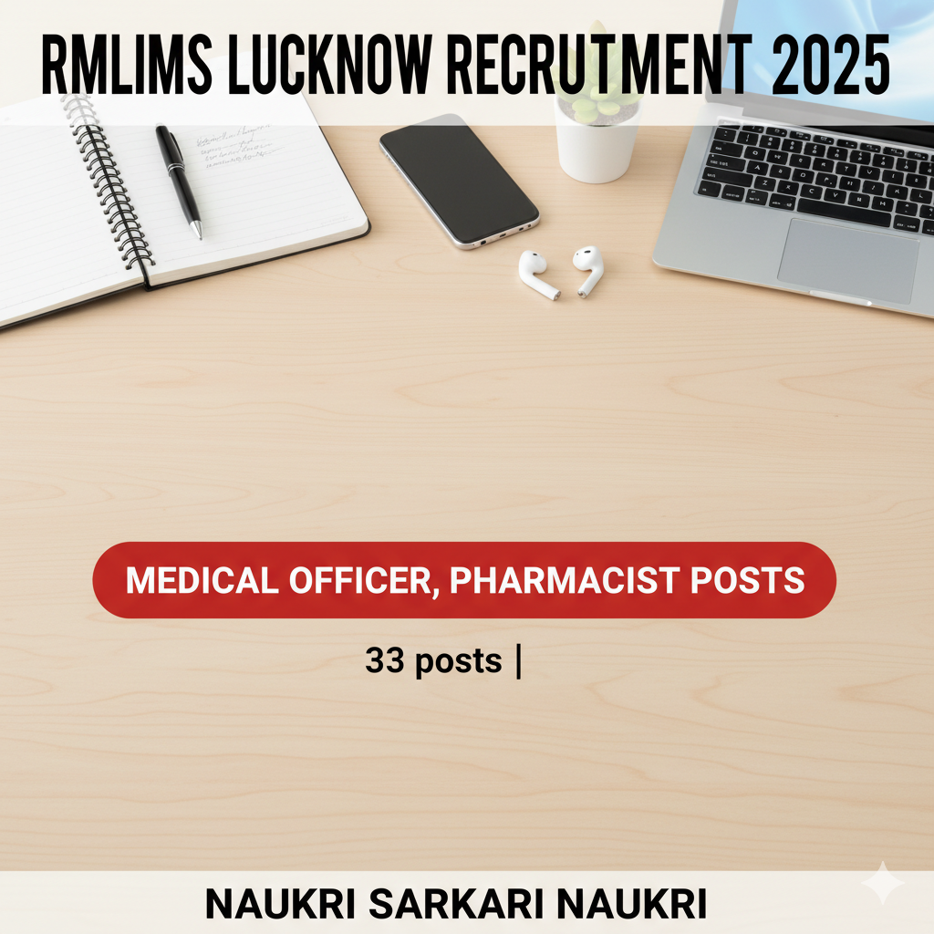 RMLIMS Lucknow Recruitment 2025 
