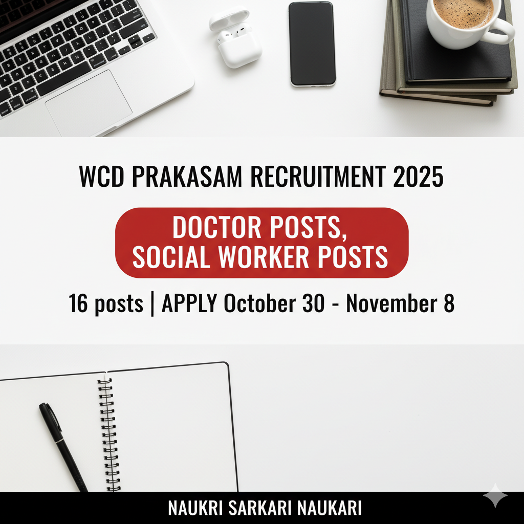 WCD Prakasam Recruitment 2025